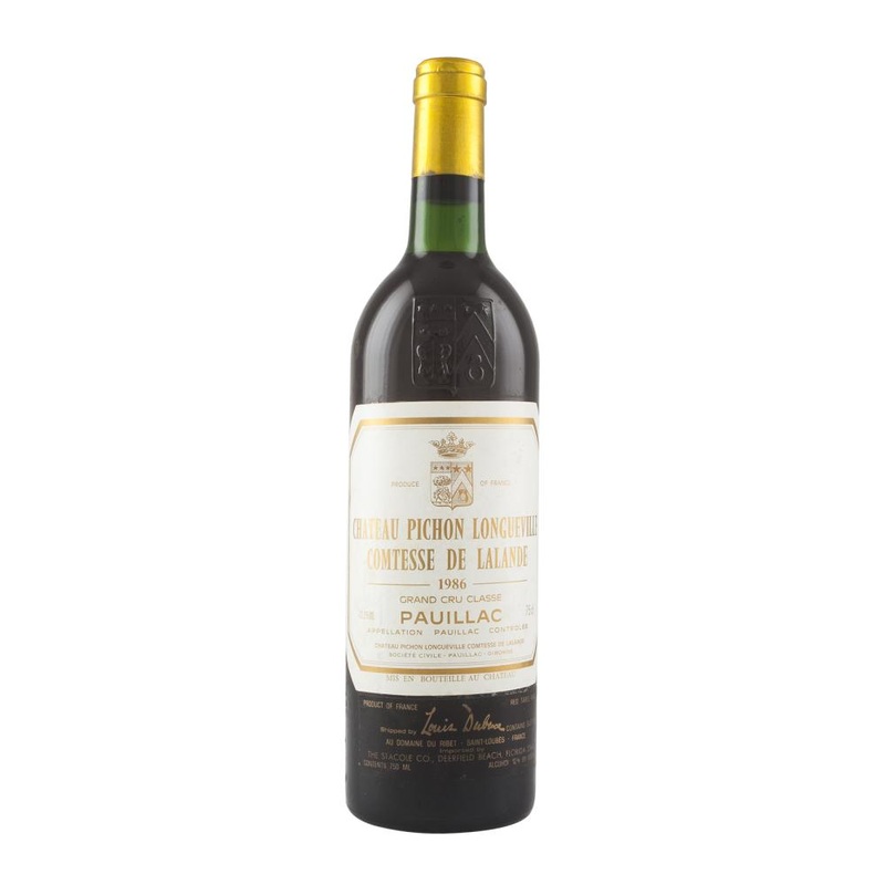 1986 | Chteau Pichon Longueville Comtesse de Lalande | Pauillac