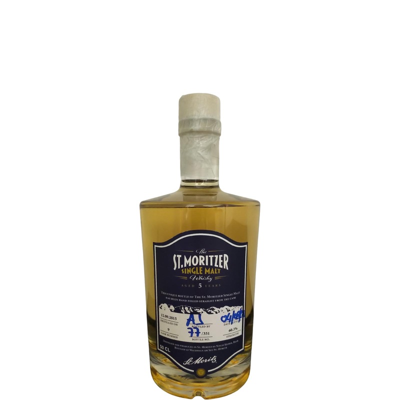 St. Moritzer 2015 Handfilled - Distillery only 5 Year Old 2021 Release Cask #9 Single Malt Whisky | 500ML