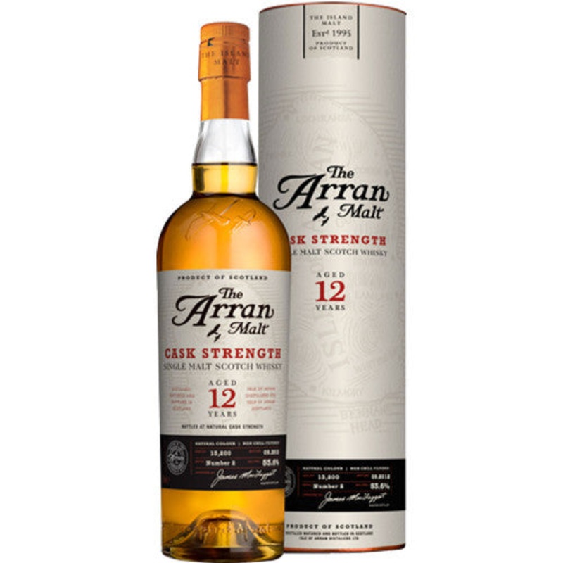 The Arran 12 Year Old Cask Strength Single Malt Scotch Whisky