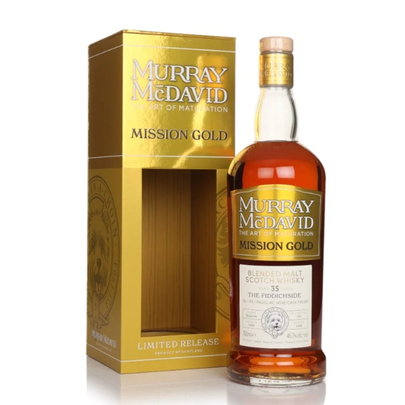 The Fiddichside 35 Year Old 1989 Mission Gold Murray McDavid Single Malt Scotch Whisky | 700ML