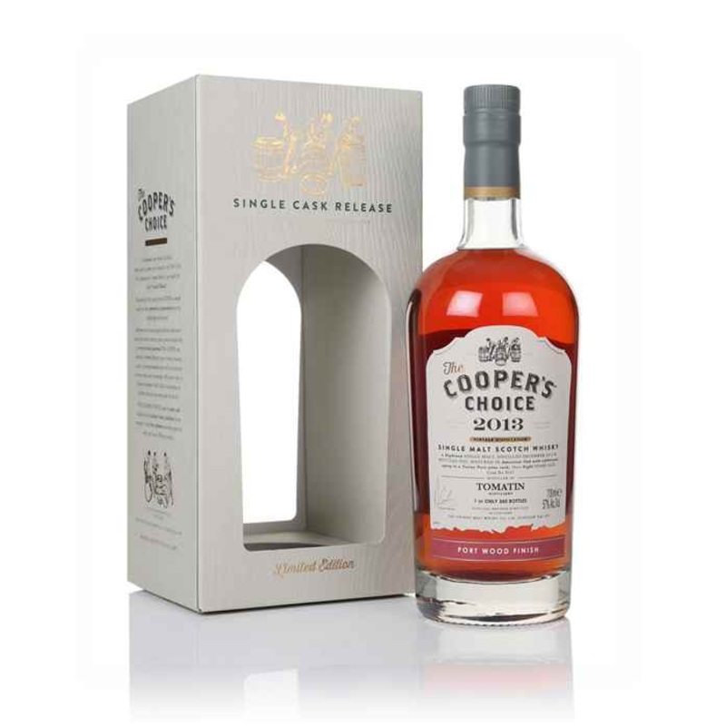 Tomatin 8 Year Old (D.2013, D.2022) Port Wood, The Coopers Choice Scotch Whisky | 700ML