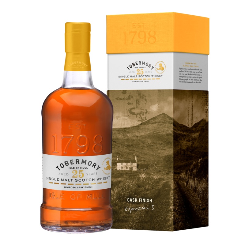 Tobermory 25-letni Oloroso Cask Finish Scotch Whisky | 700ML