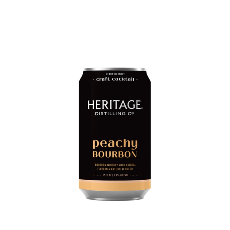 Heritage Distilling Company Peachy Bourbon Canned Cocktail | 355ML