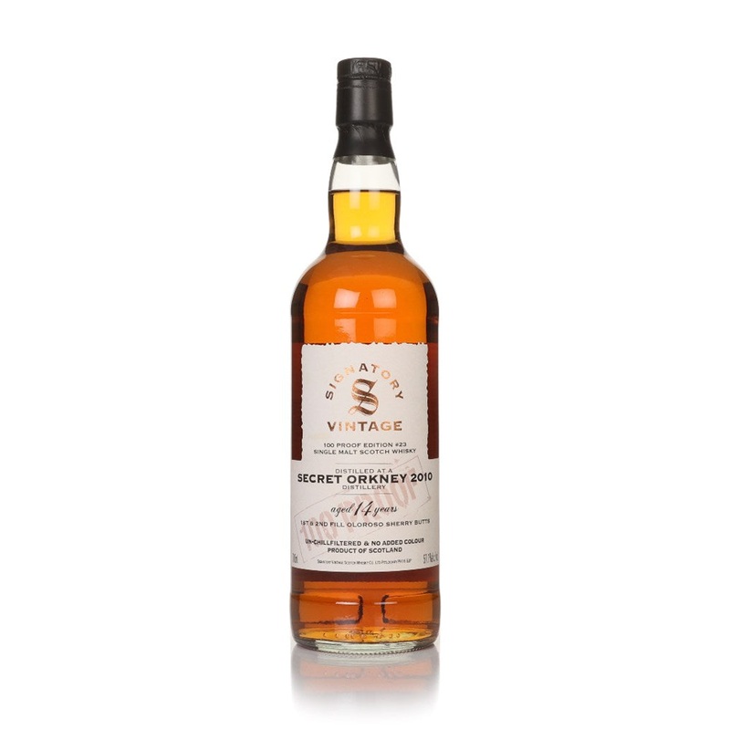 Secret Orkney 14 Year Old 2010 - 100 Proof Edition #23 (Signatory) Single Malt Scotch Whisky | 700ML