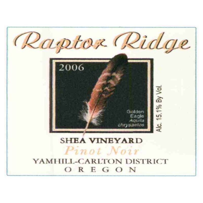 2006 | Raptor Ridge Winery | Yamhill Springs Vineyard Pinot Noir