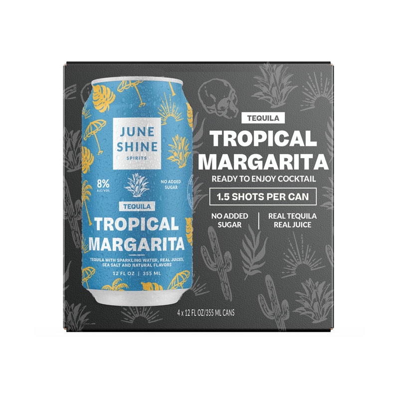 June Shine Tropical Margarita Cocktail | 4x355ML