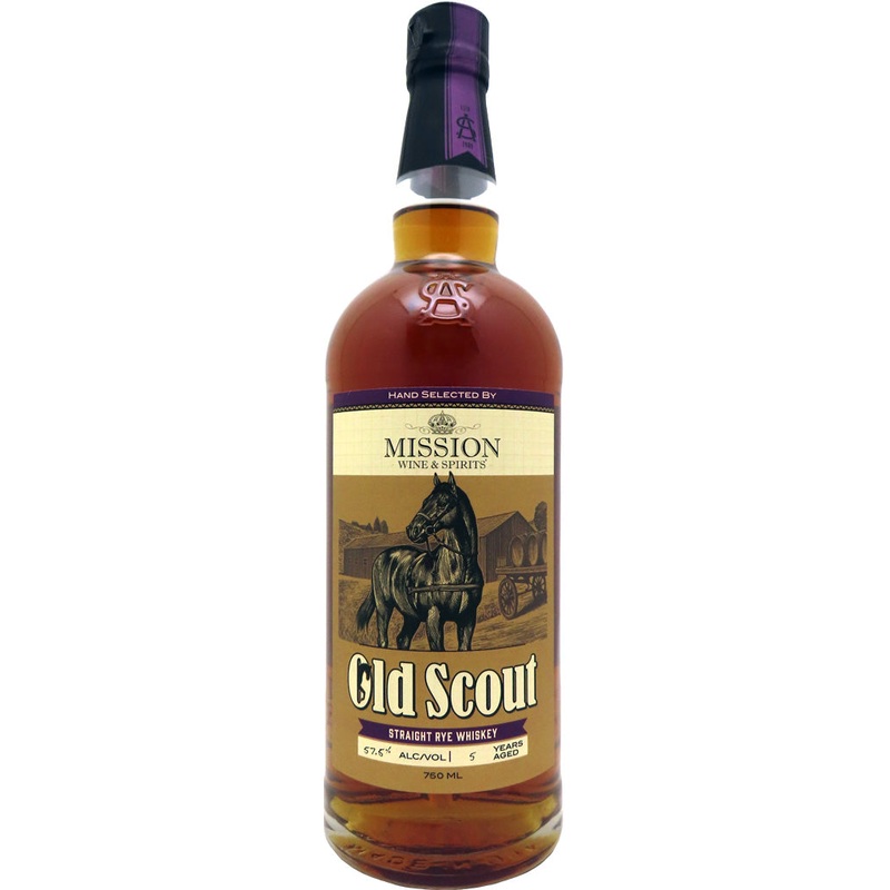 Smooth Ambler Old Scout 5 Year old Rye Cask Strength Whiskey
