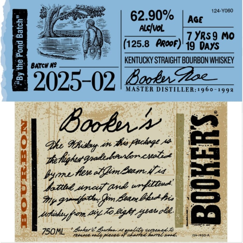 Booker's By the Pond Batch 2025-02 Straight Bourbon Whiskey