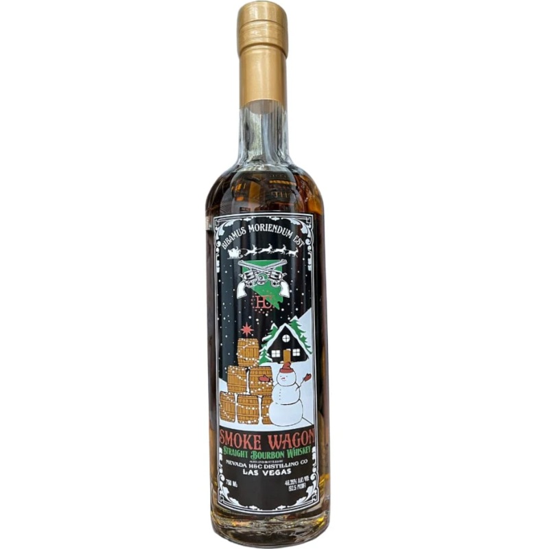 Smoke Wagon Christmas 2024 Limited Edition Straight Bourbon Whiskey