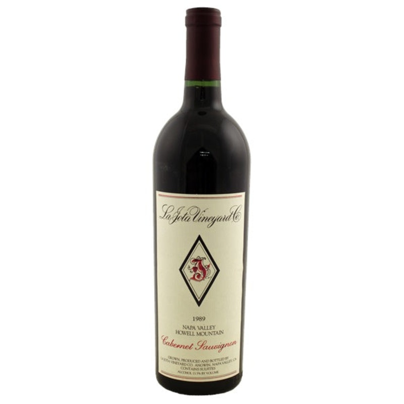 1989 | La Jota Vineyards | Cabernet Sauvignon