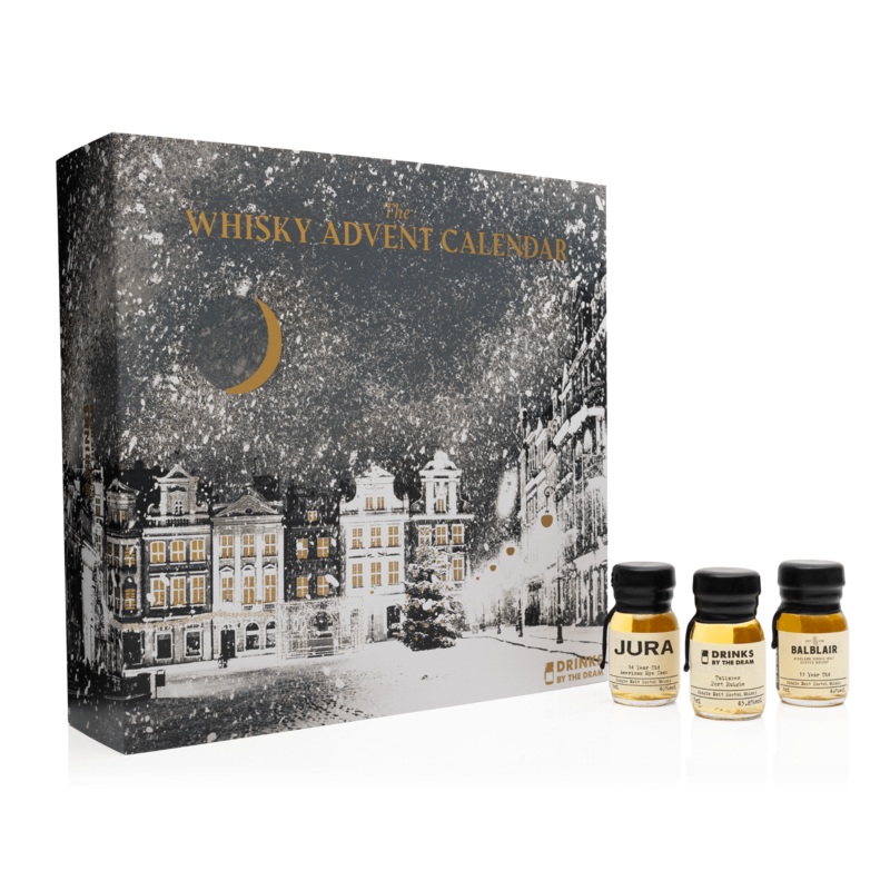 The Whisky Advent Calendar | White Christmas | 2024 (24 Mini Bottles) | by Drinks By The Dram