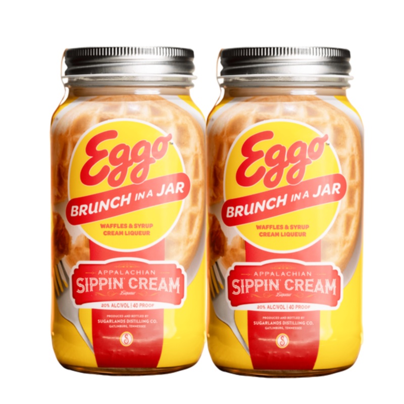 Sugarlands Shine | Eggo Sippin Cream | Brunch in a Jar | Limited Edition 2023 | (2) Bottle Bundle