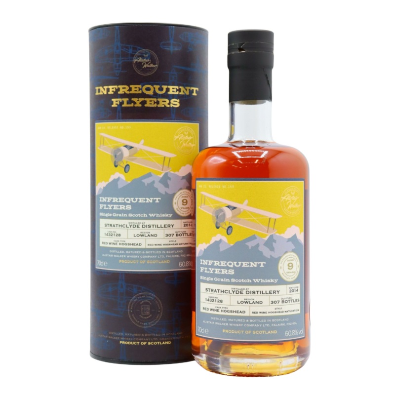 Strathclyde Infrequent Flyers Single Cask #1432128 9 Year Old 2014 Vintage Single Grain Scotch Whisky | 700ML