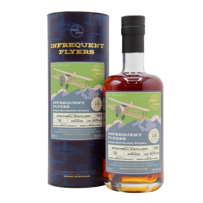 Strathmill Infrequent Flyers - Single Cask #135 16 Year Old 2008 Vintage Single Malt Scotch Whisky | 700ML
