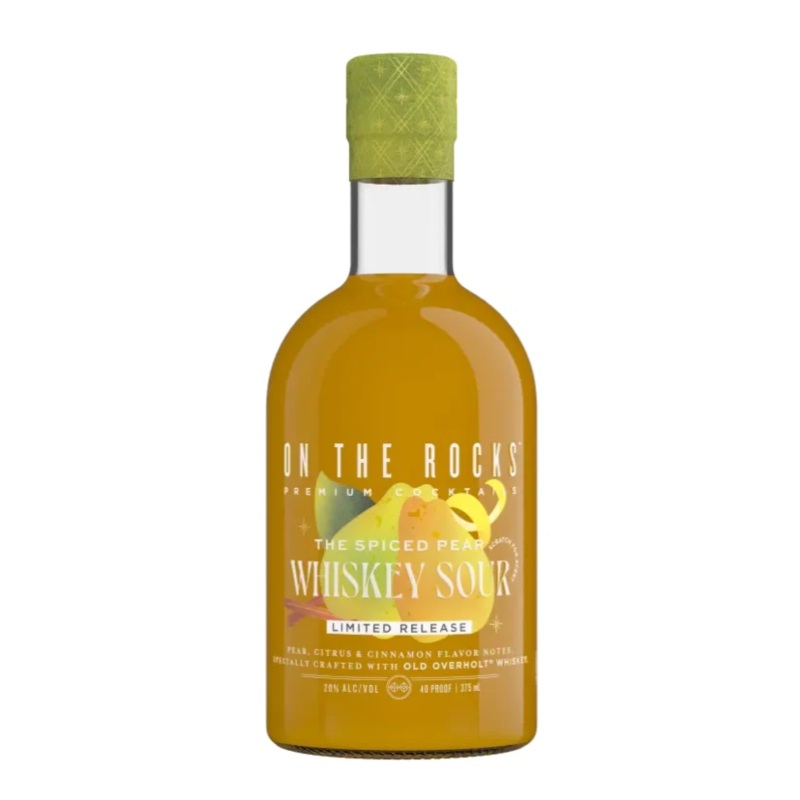 On The Rocks Spiced Pear Whiskey Sour Limited Release Cocktail | 375ML