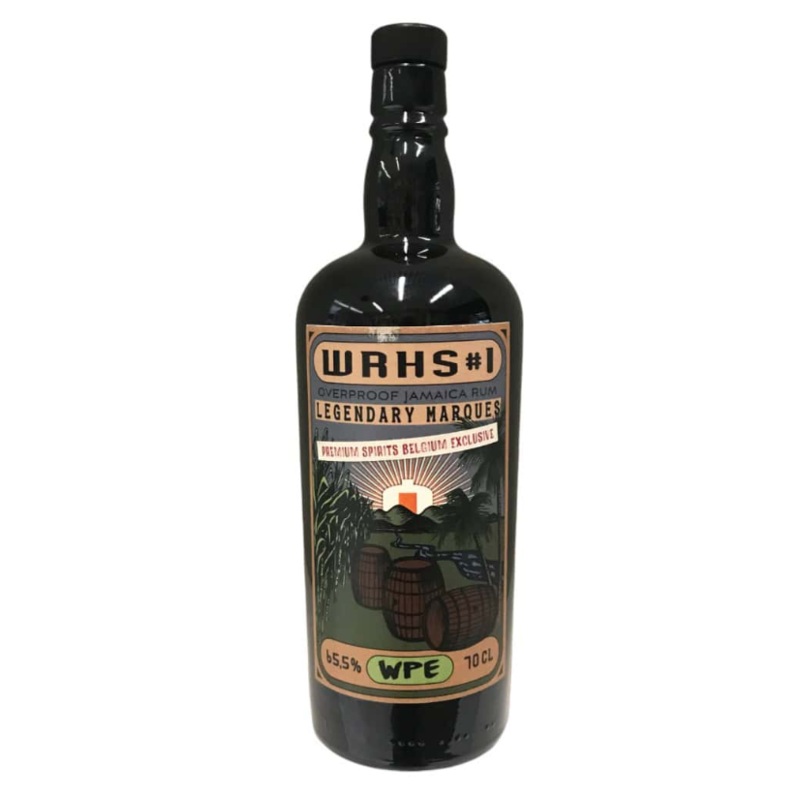 Warehouse #1 Overproof Legendary Marques WPE 2 Year Old Premium Spirits Belgium Exclusive Rum | 700ML