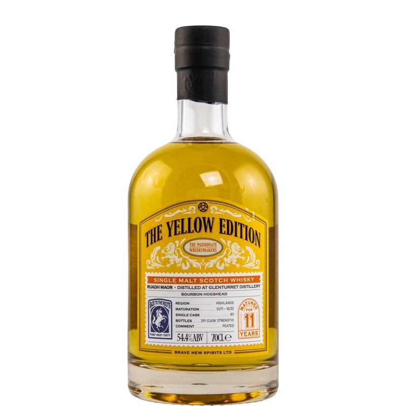 Ruadh Maor 2011 (Brave New Spirits) The Yellow Edition 11 Year Old 2022 Release (Cask #3) Single Malt Scotch Whisky | 700ML