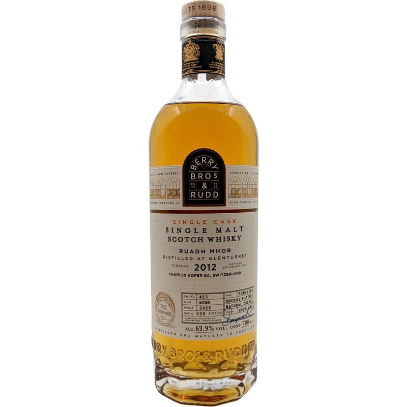 Ruadh Mhor 2012 (Berry Bros & Rudd) 2022 Release (Cask #423) Single Malt Scotch Whisky | 700ML
