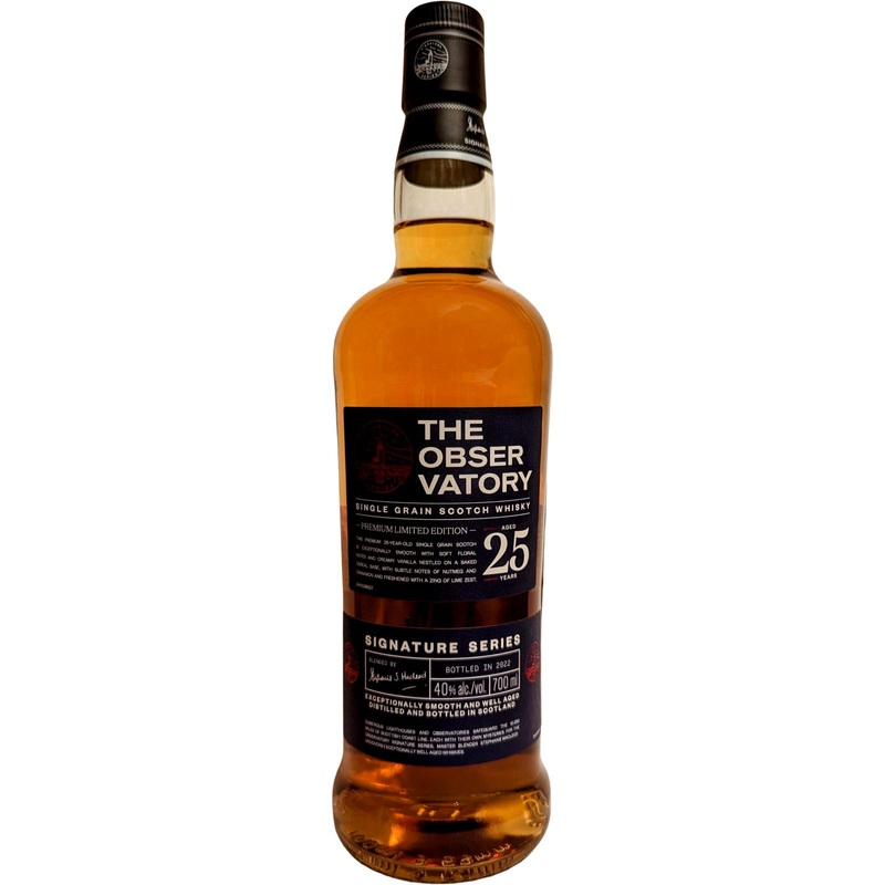 The Observatory 25 Year Old Signature Series Single Grain Scotch Whisky | 700ML
