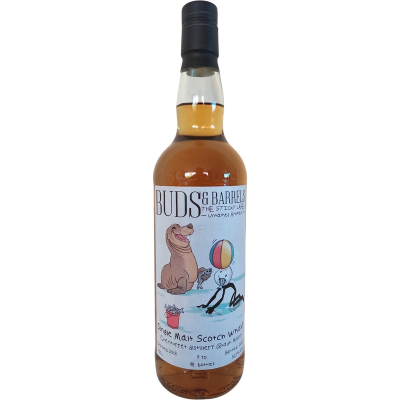 Ruadh Maor 2013 BuBa The Sticky Label- Untamed Animals 9 Year Old 2022 Release Single Malt Scotch Whisky | 700ML