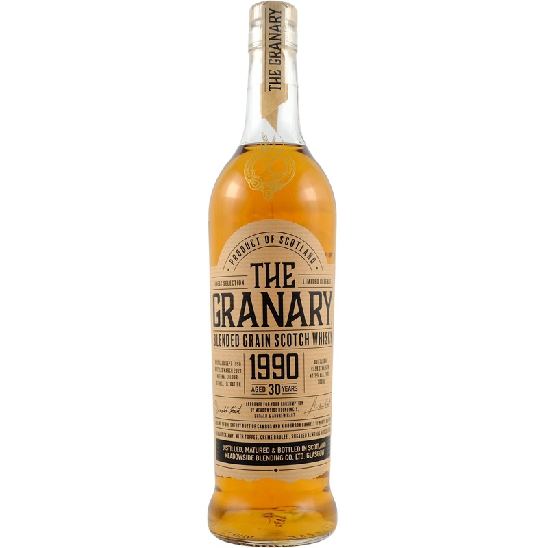 The Granary 1990 MBl Blended Grain Whisky 30 Year Old 2021 Release Single Malt Scotch Whisky | 700ML
