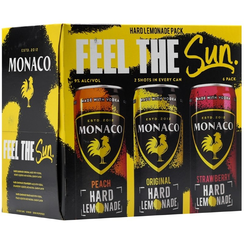 Monaco Hard Lemonade Variety Pack Cocktail |6x355ML