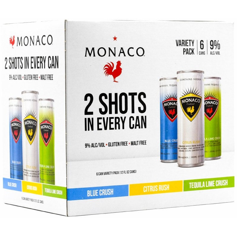 Monaco Variety Pack Cocktail |6x355ML