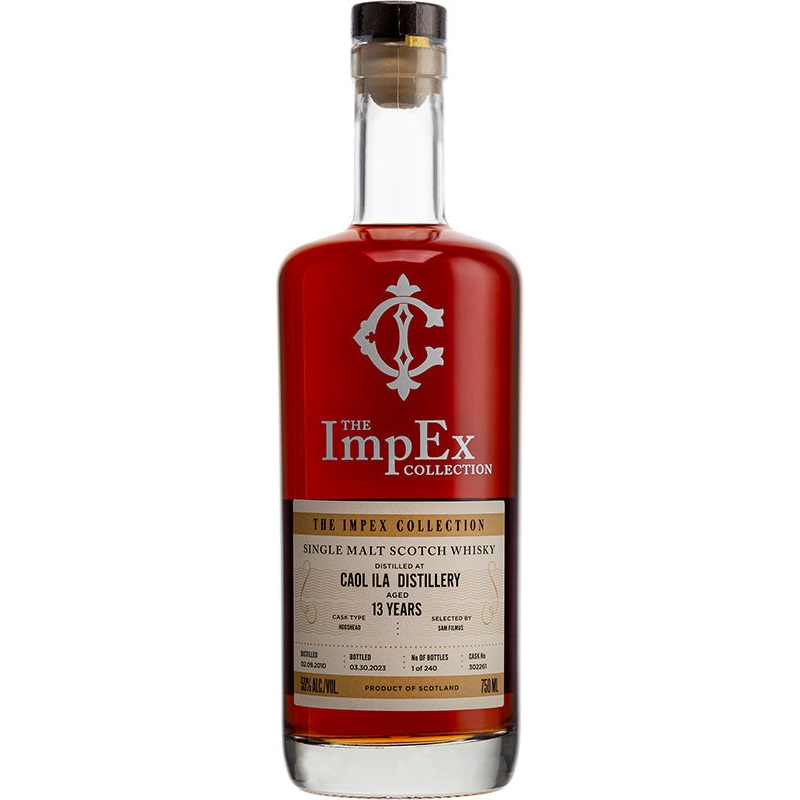 The Impex Collection Caol Ila 13 Year Old Hogshead # 302281 Speyside Single Malt 2010 Scotch Whisky