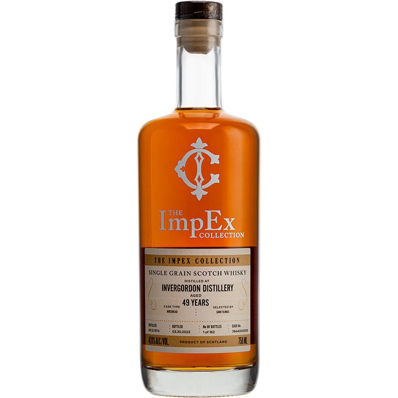 The Impex Collection Invergordon 49 Year Old Hogshead # 7844000035 Single Grain 1973 Scotch Whisky