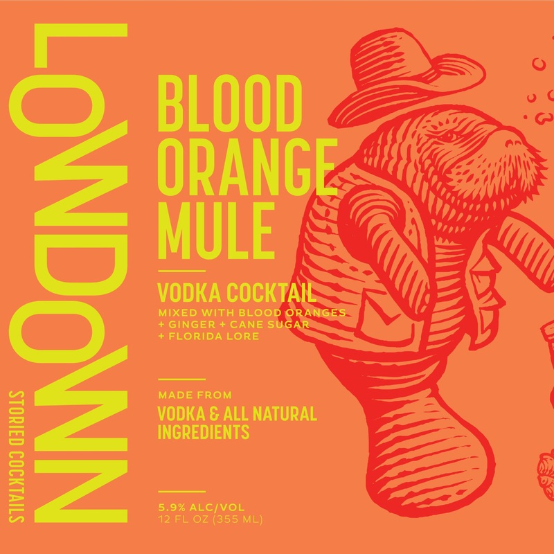 Florida Ave Blood Orange Mule Vodka Cocktail | 4x355ML
