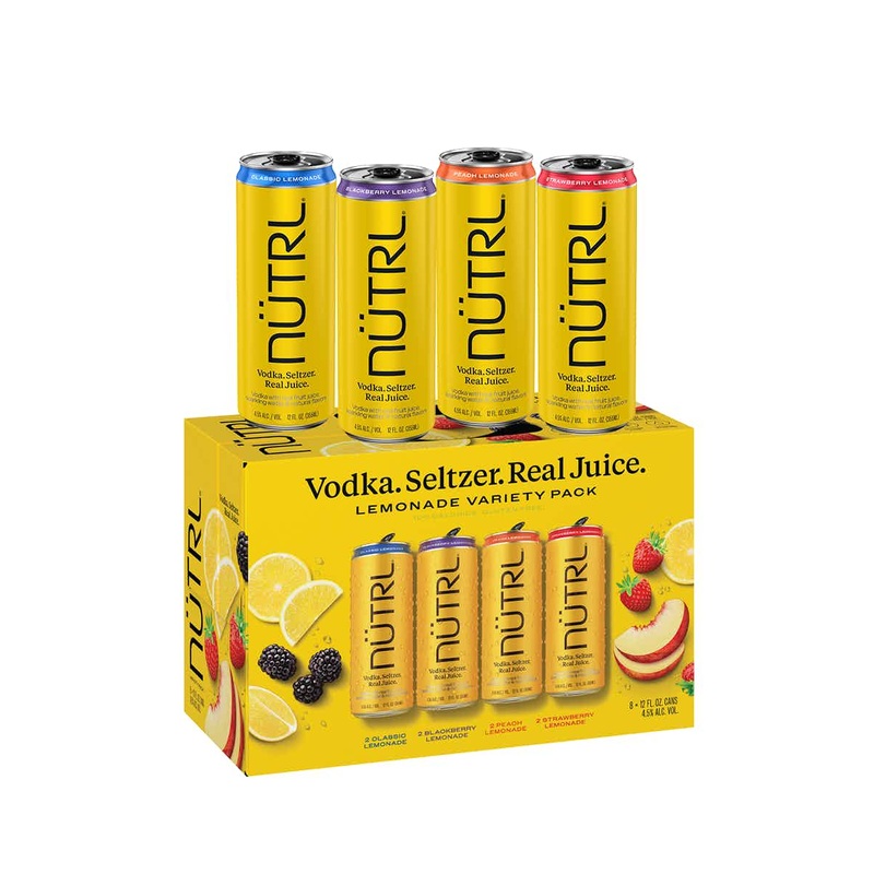 Nutrl Lemonade Seltzer Variety Cocktail | 8x355ML