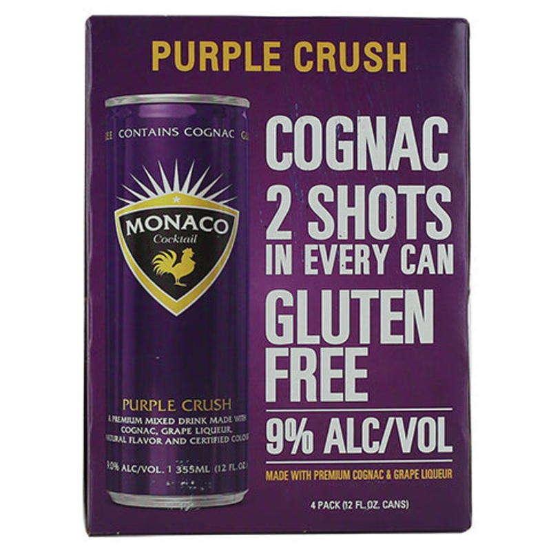 Monaco Purple Crush Cocktail | 4x355ML