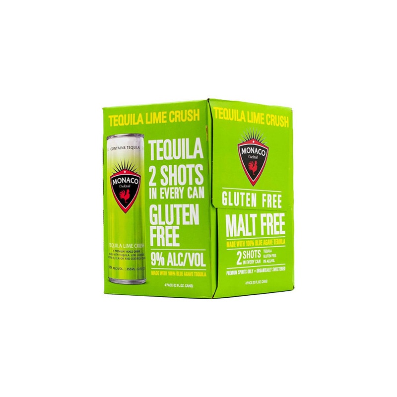 Monaco Tequilla Lime Crush Cocktail | 4x355ML