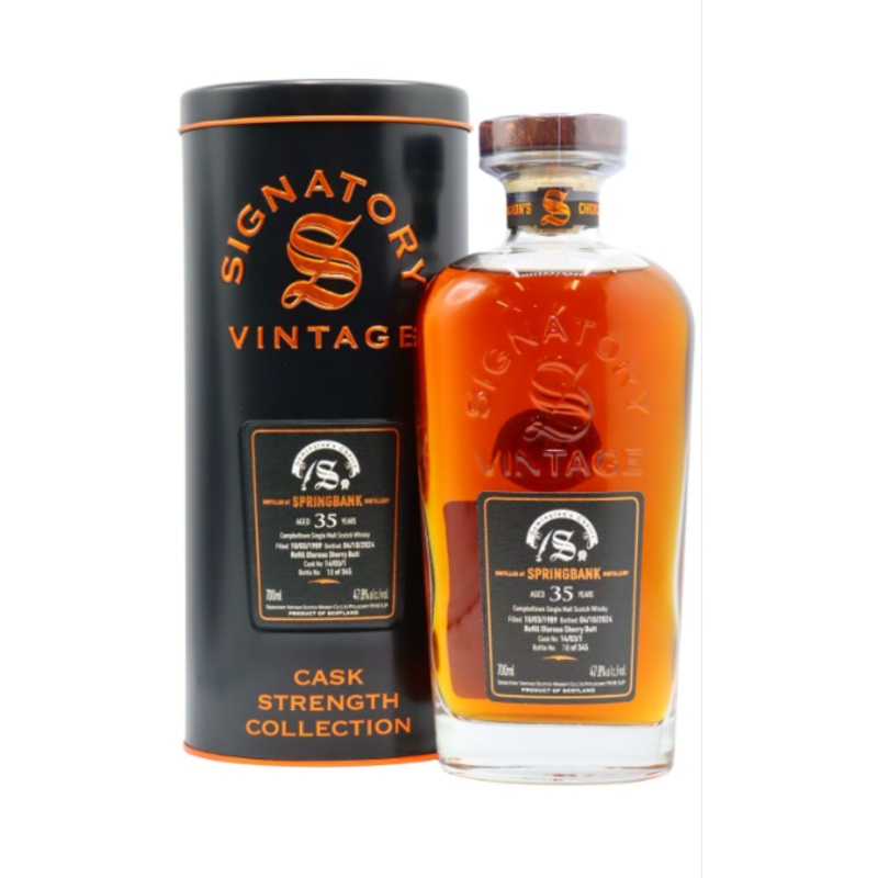 Springbank Signatory Vintage Symington's Choice Single Cask 35 Year Old 1989 Vintage Single Malt Scotch Whisky | 700ML
