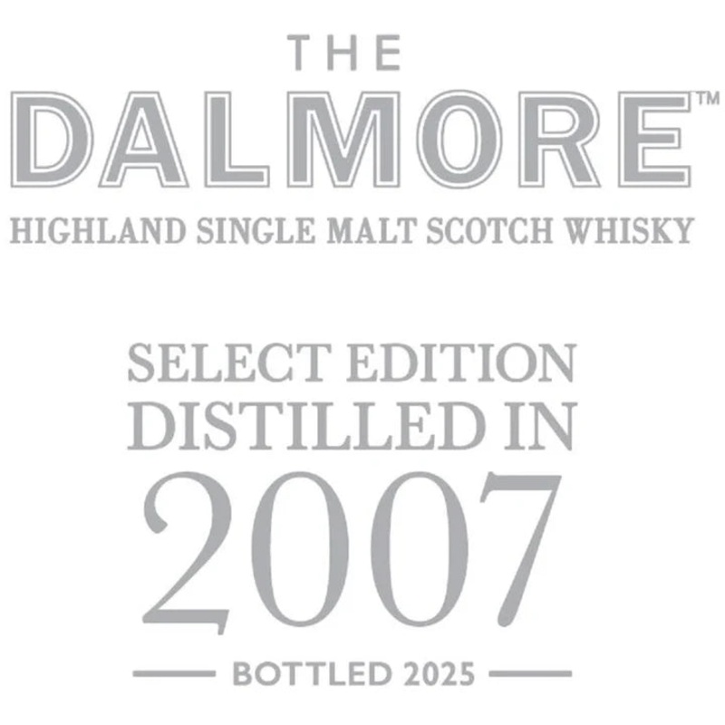 The Dalmore Select Edition 2007 Single Malt Scotch Bottled in 2025 Whisky