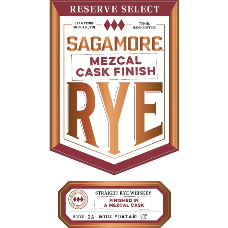 Sagamore Reserve Select Mezcal Cask Finish Rye Whiskey