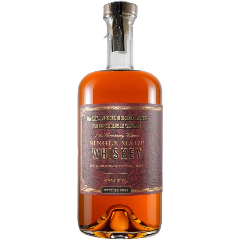 St. George 40th Anniversary Single Malt Whiskey