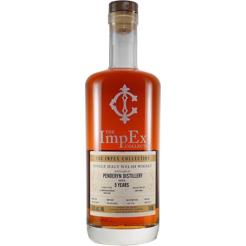 The Impex Collection Penderyn 5 Year Old Welsh Single Malt 2017 Whisky
