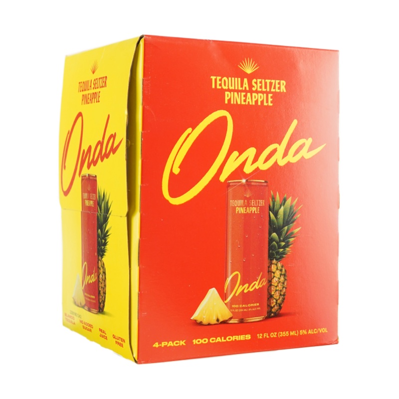 Onda Pineapple Sparkling Tequila Cocktail | 4x355ML