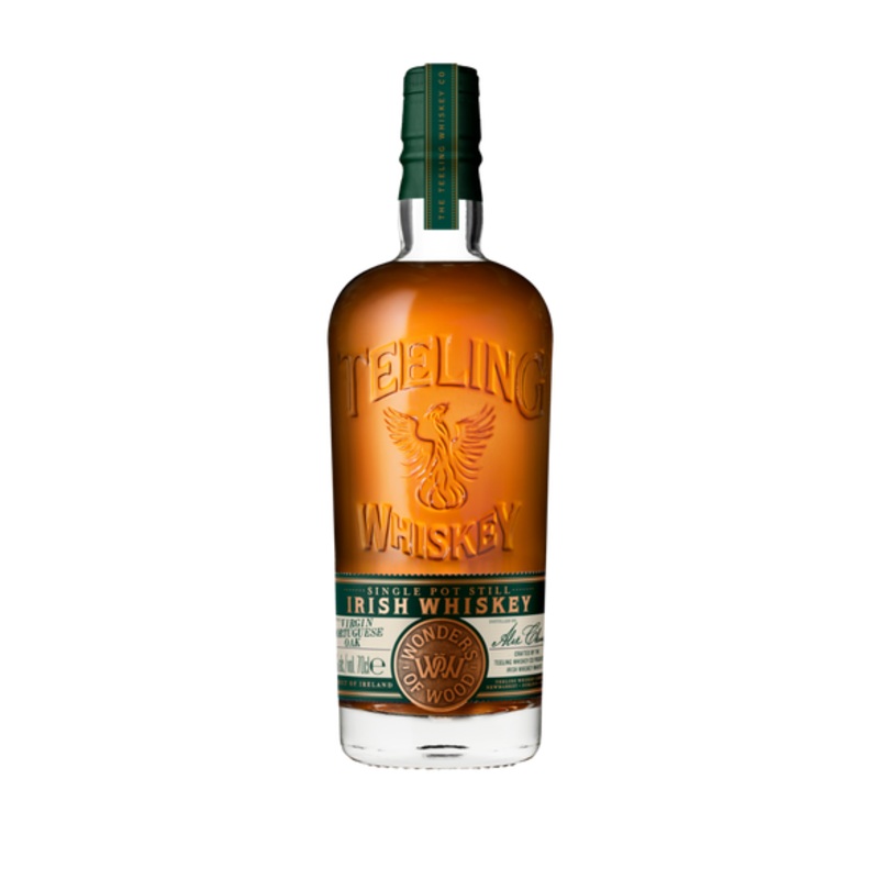 Teeling Wonders of Wood Single Pot Still Virgin Portuguese Oak Finish Irish Whiskey