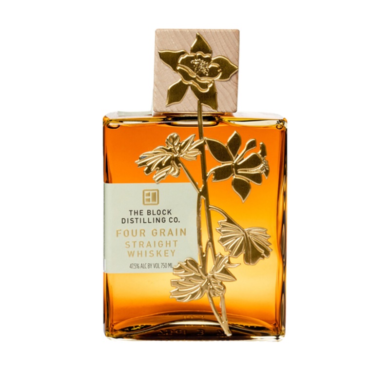 The Block Distilling Co Four Grain Straight Whiskey