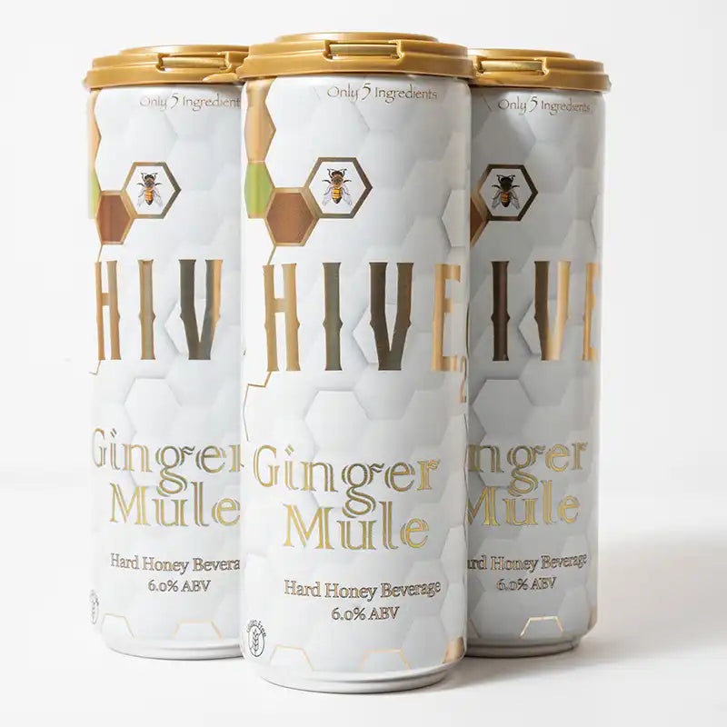 Hive 2.O Hard Honey Ginger Mule Cocktail | 4x355ML