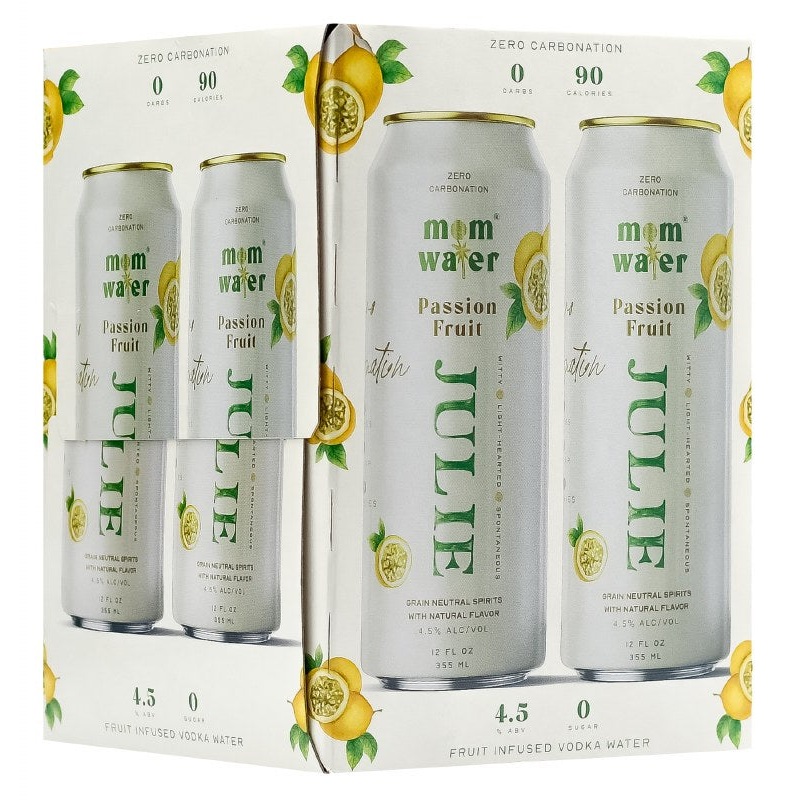 Mom Water Julie Passion Fruit Cocktail | 4x355ML