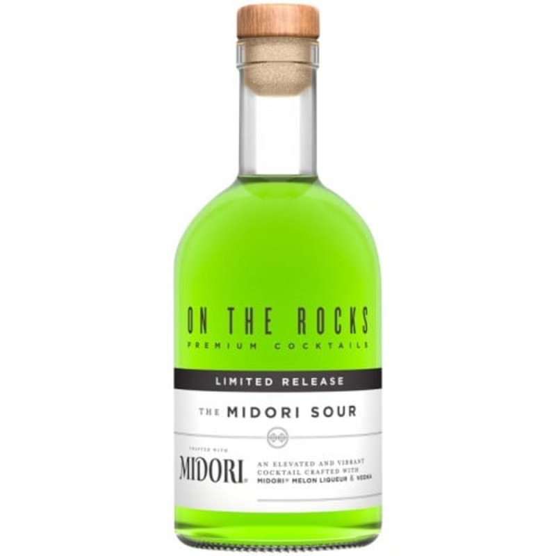 On The Rocks The Midori Sour Cocktail | 375ML