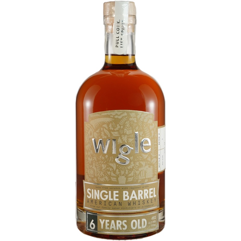 Wigle Single Barrel 6 Year Old American Whiskey