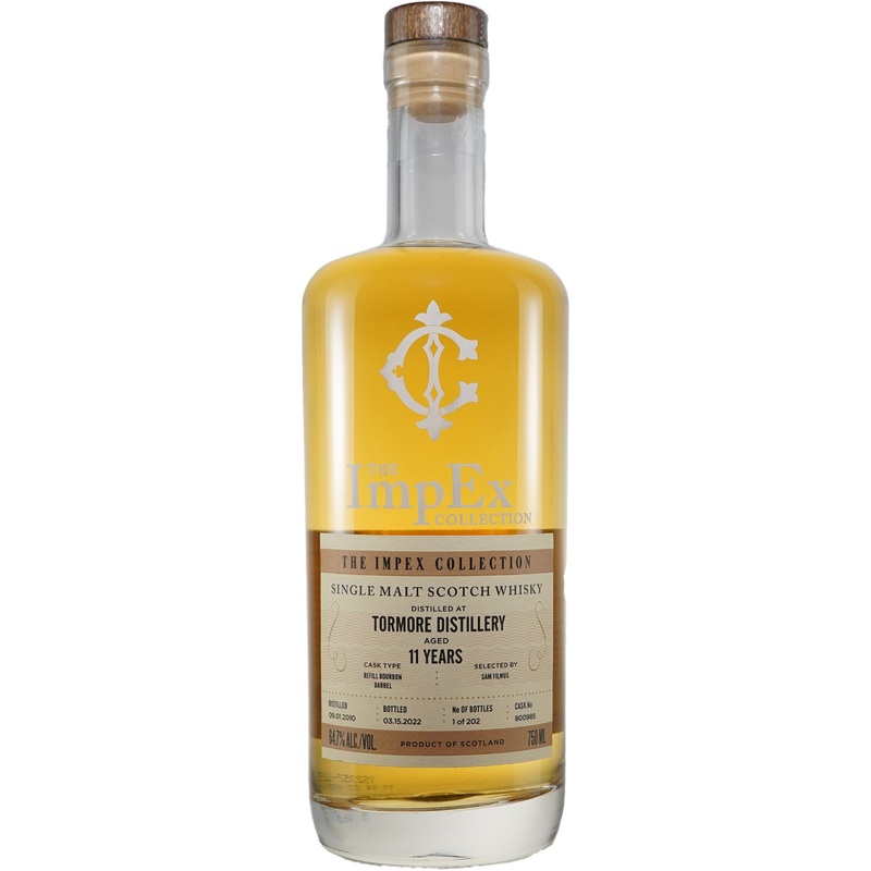 The Impex Collection Tormore 11 Year Old Single Malt 2010 Scotch Whisky