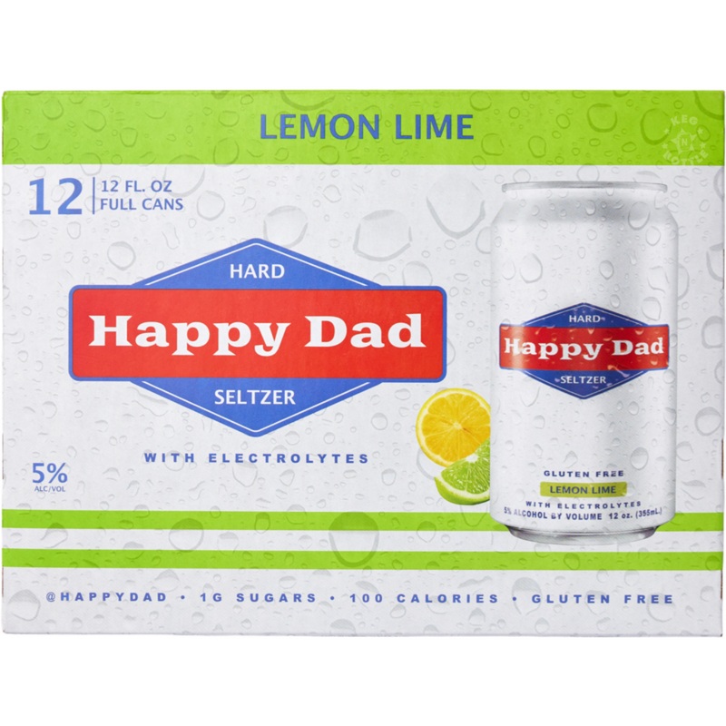 Happy Dad Lemon Lime Cocktail | 12x355ML