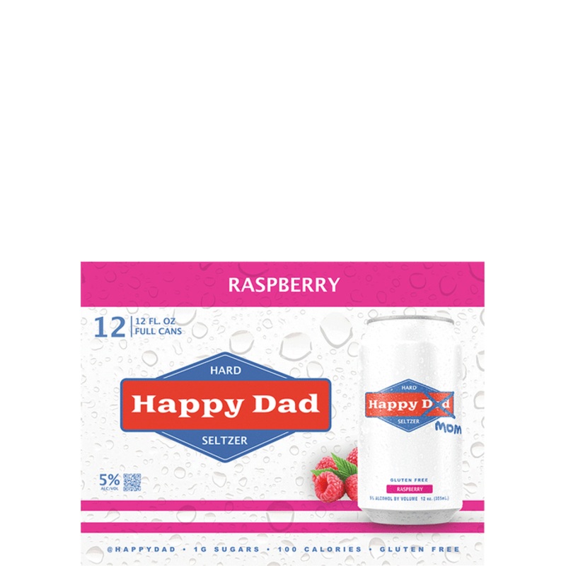 Happy Dad Raspberry Cocktail | 12x255ML