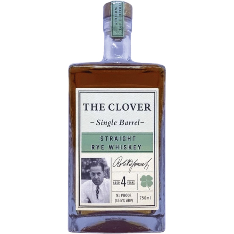 The Clover Single Barrel Straight Rey Whiskey