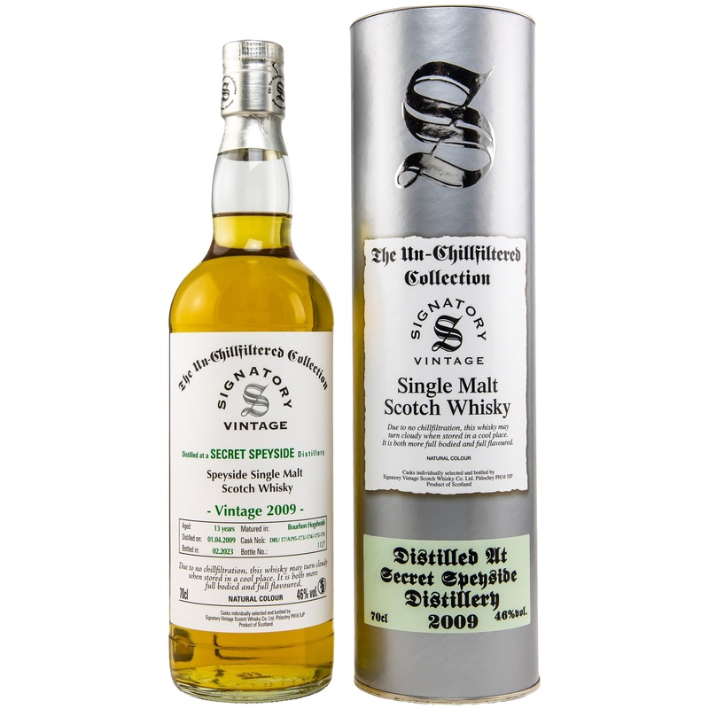 Secret Speyside 13 Year Old ( D.2009, B.2023) Signatory Vintage Scotch Whisky | 700ML